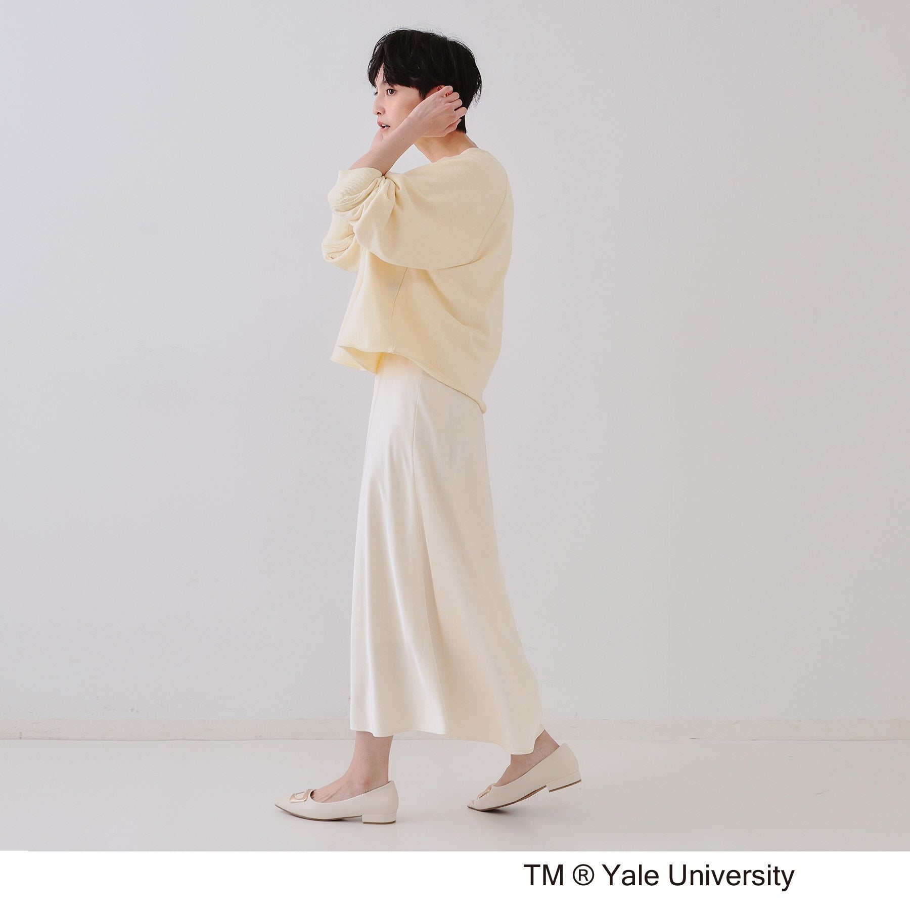 OPAQUE.CLIP OPAQUE.CLIP College Logo Sweat Pullover