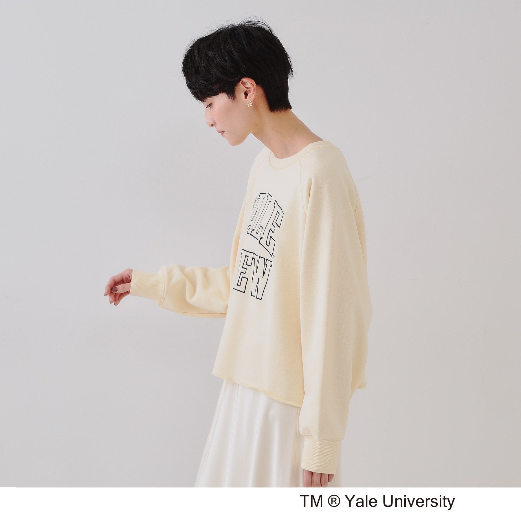 OPAQUE.CLIP OPAQUE.CLIP College Logo Sweat Pullover