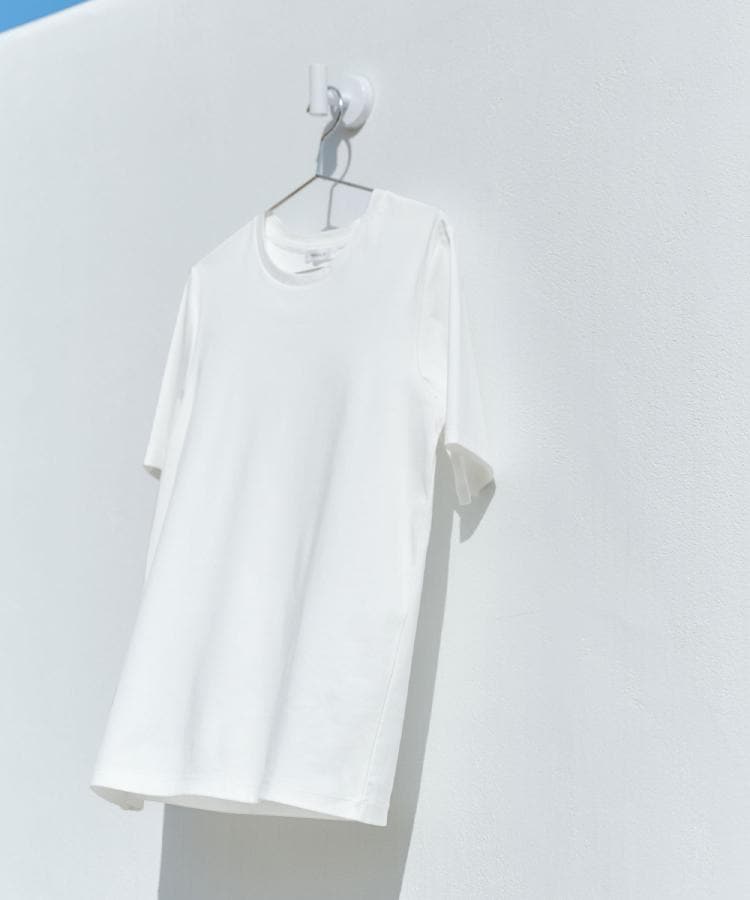 オペーク ドット クリップ OPAQUE.CLIP 《5color》ベーシックTシャツ【接触冷感／洗濯機洗い可】 （ブラック(019)） ブラック(019)