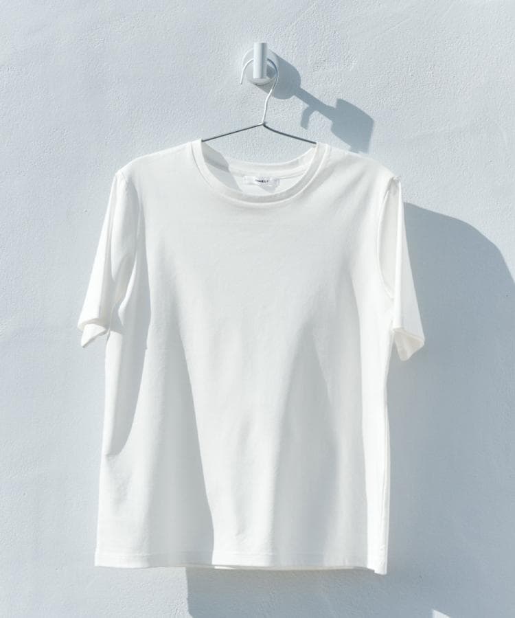 オペーク ドット クリップ OPAQUE.CLIP 《5color》ベーシックTシャツ【接触冷感／洗濯機洗い可】 （ブラック(019)） ブラック(019)