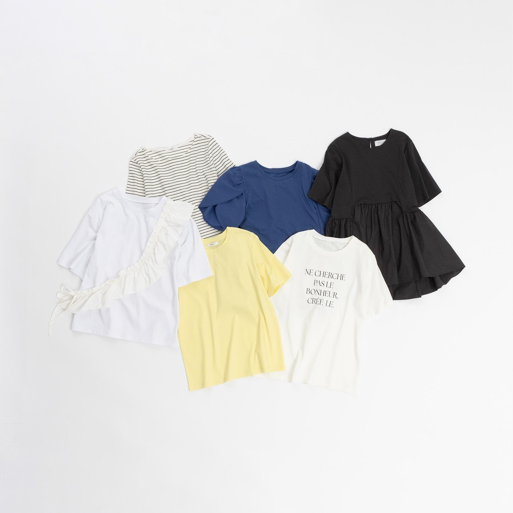 オペーク ドット クリップ OPAQUE.CLIP 《5color》ベーシックTシャツ【接触冷感／洗濯機洗い可】 （チャコールグレー(014)） チャコールグレー(014)