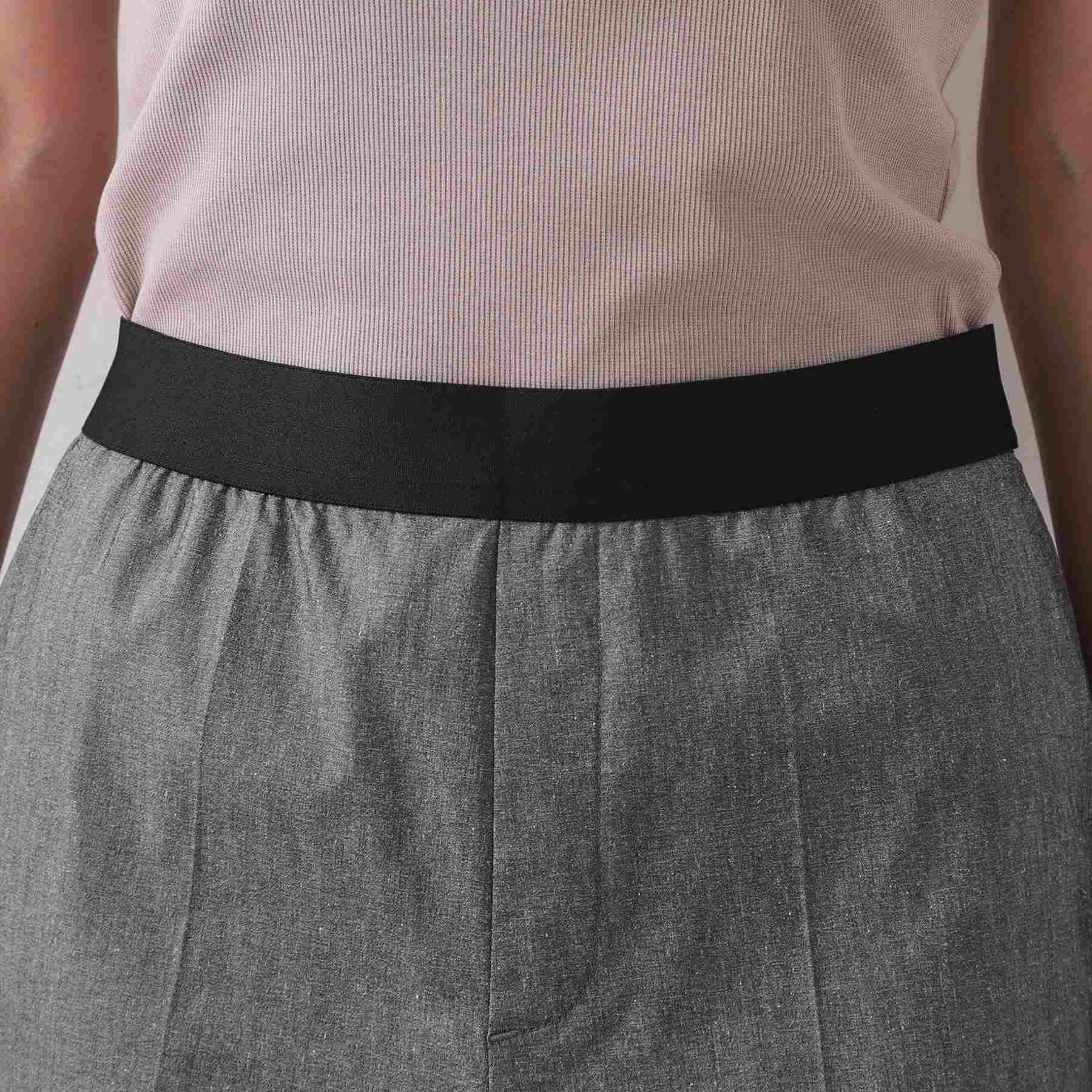 オペーク ドット クリップ OPAQUE.CLIP 麻混ハイストレッチイージースティックパンツ【洗濯機洗い可】 （ベージュ(052)） ベージュ(052)