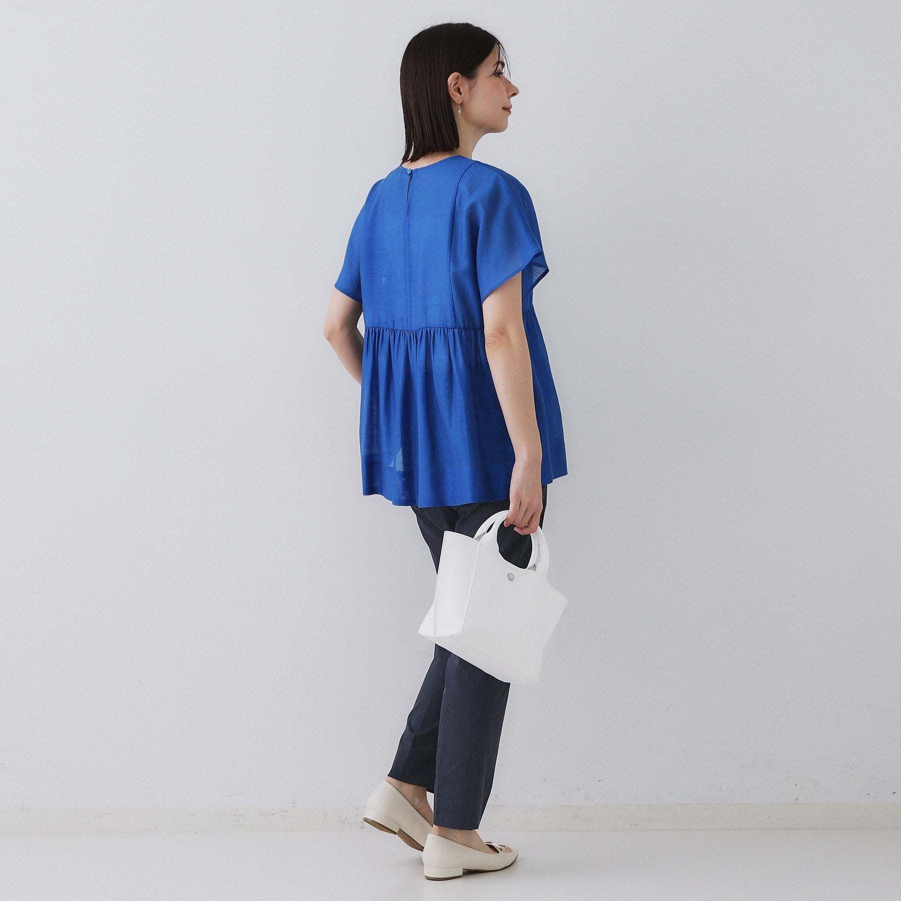 オペーク ドット クリップ OPAQUE.CLIP ハイストレッチスティックパンツ【洗濯機洗い可／接触冷感】 （ネイビー(094)） ネイビー(094)