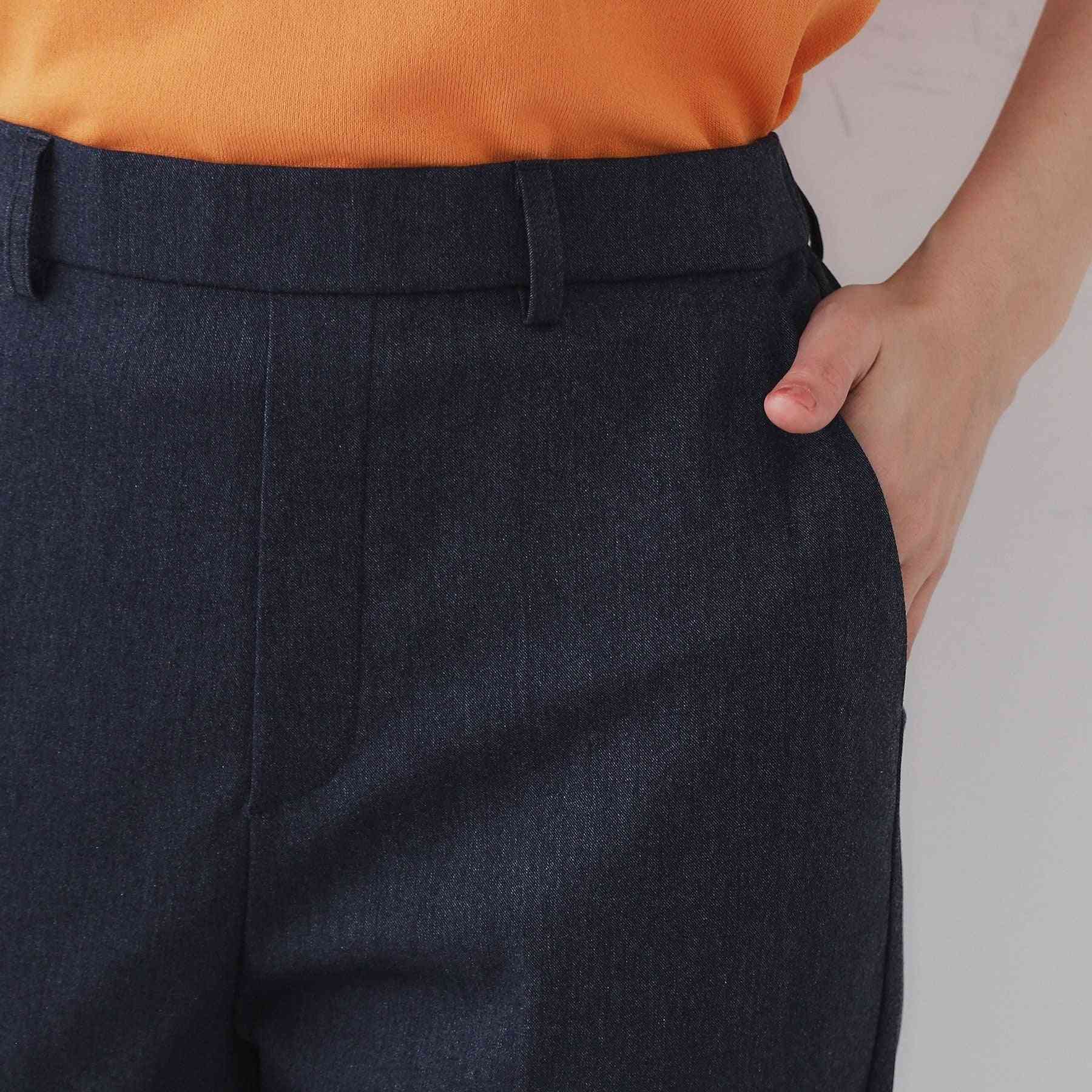 オペーク ドット クリップ OPAQUE.CLIP ハイストレッチスティックパンツ【洗濯機洗い可／接触冷感】 （ネイビー(094)） ネイビー(094)