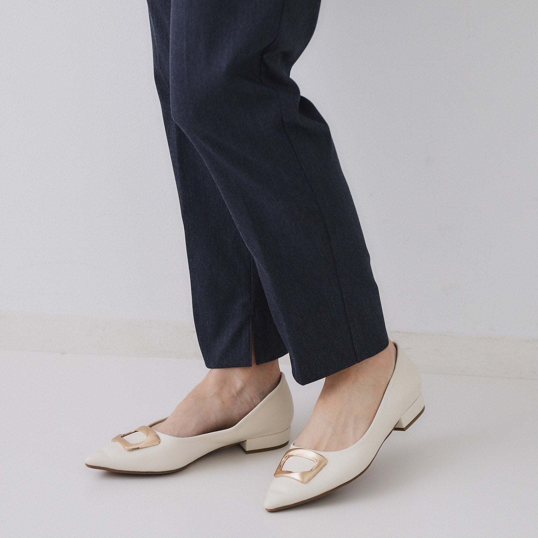 オペーク ドット クリップ OPAQUE.CLIP ハイストレッチスティックパンツ【洗濯機洗い可／接触冷感】 （ネイビー(094)） ネイビー(094)