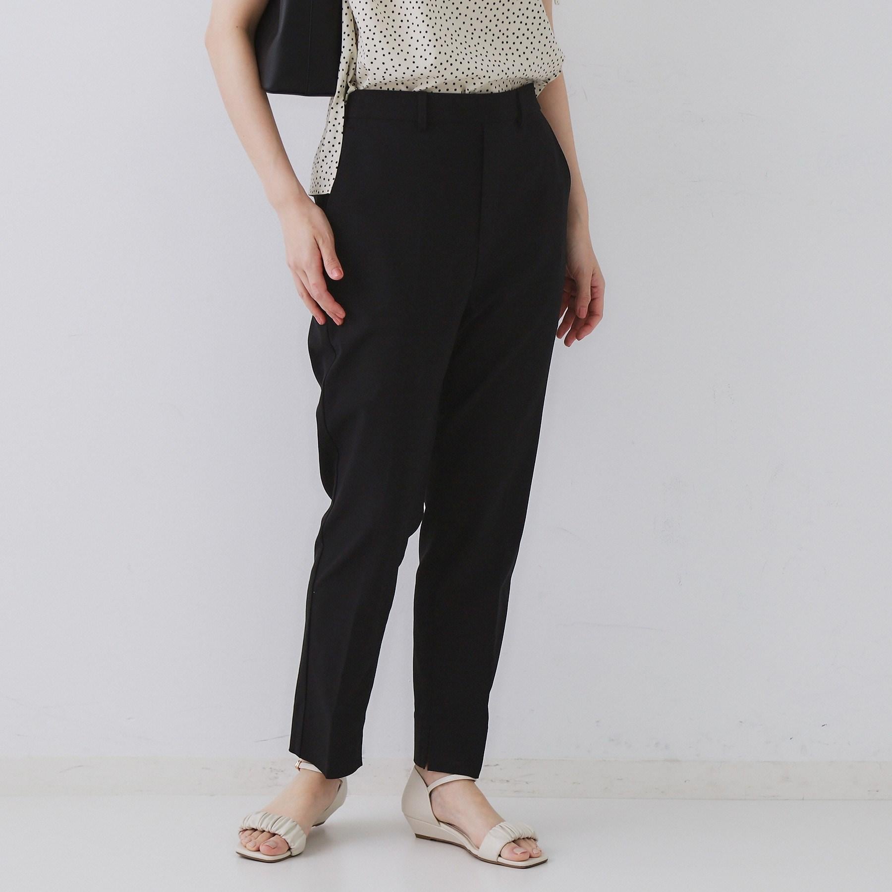 オペーク ドット クリップ OPAQUE.CLIP ハイストレッチスティックパンツ【洗濯機洗い可／接触冷感】 （ネイビー(094)） ネイビー(094)