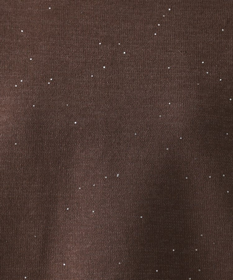 オペーク ドット クリップ OPAQUE.CLIP スパンコールサマーニット【洗濯機洗い可／抗ピル】 （アイボリー(004)） アイボリー(004)