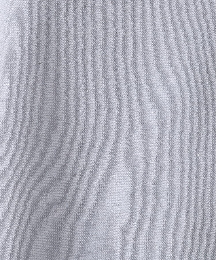 オペーク ドット クリップ OPAQUE.CLIP スパンコールサマーニット【洗濯機洗い可／抗ピル】 （アイボリー(004)） アイボリー(004)