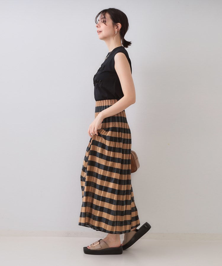 オペーク ドット クリップ OPAQUE.CLIP ラメテープロゴニット【洗濯機洗い可／抗ピル】 （ブラック(019)） ブラック(019)