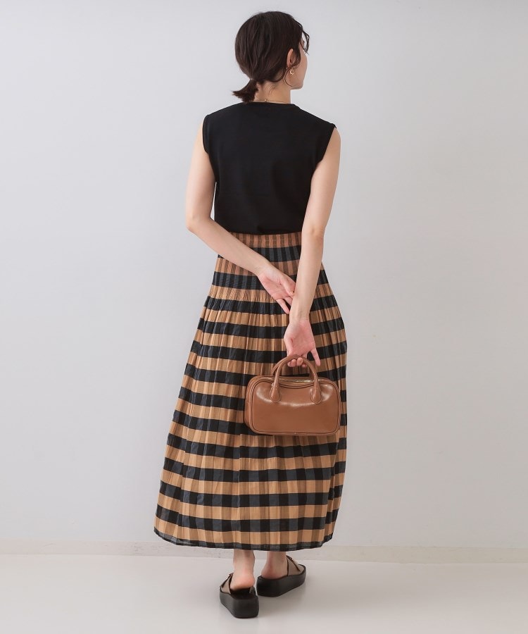 オペーク ドット クリップ OPAQUE.CLIP ラメテープロゴニット【洗濯機洗い可／抗ピル】 （ブラック(019)） ブラック(019)