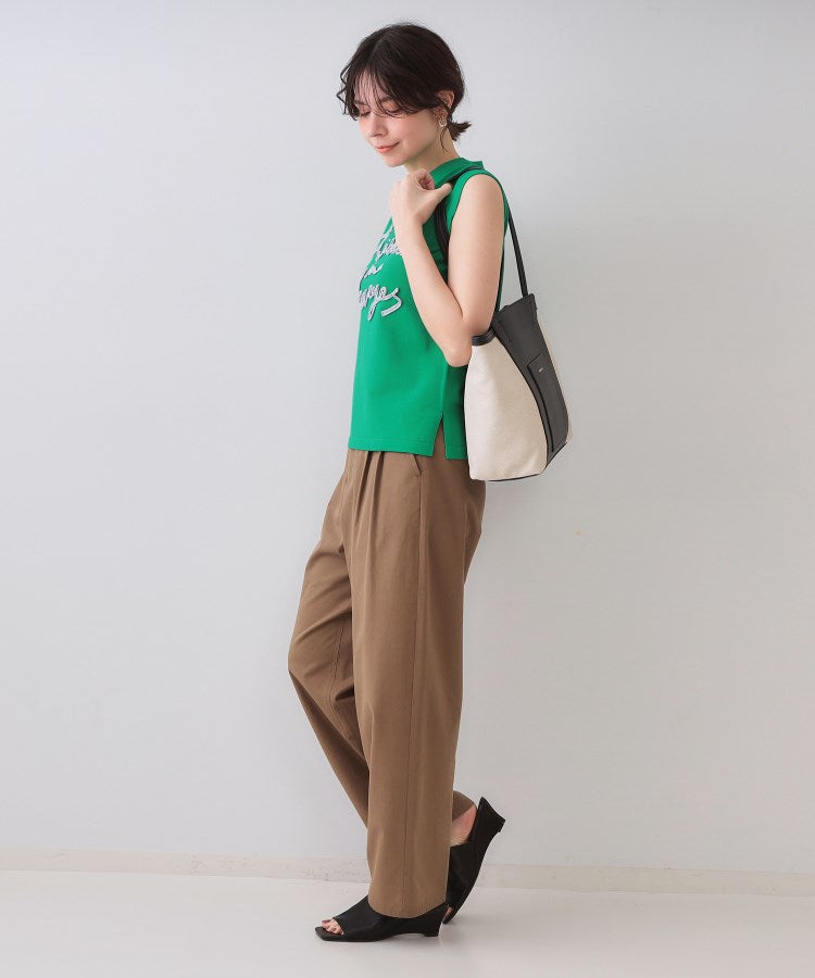 オペーク ドット クリップ OPAQUE.CLIP ラメテープロゴニット【洗濯機洗い可／抗ピル】 （ブラック(019)） ブラック(019)