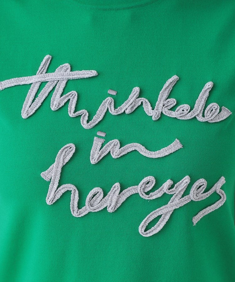 オペーク ドット クリップ OPAQUE.CLIP ラメテープロゴニット【洗濯機洗い可／抗ピル】 （ブラック(019)） ブラック(019)