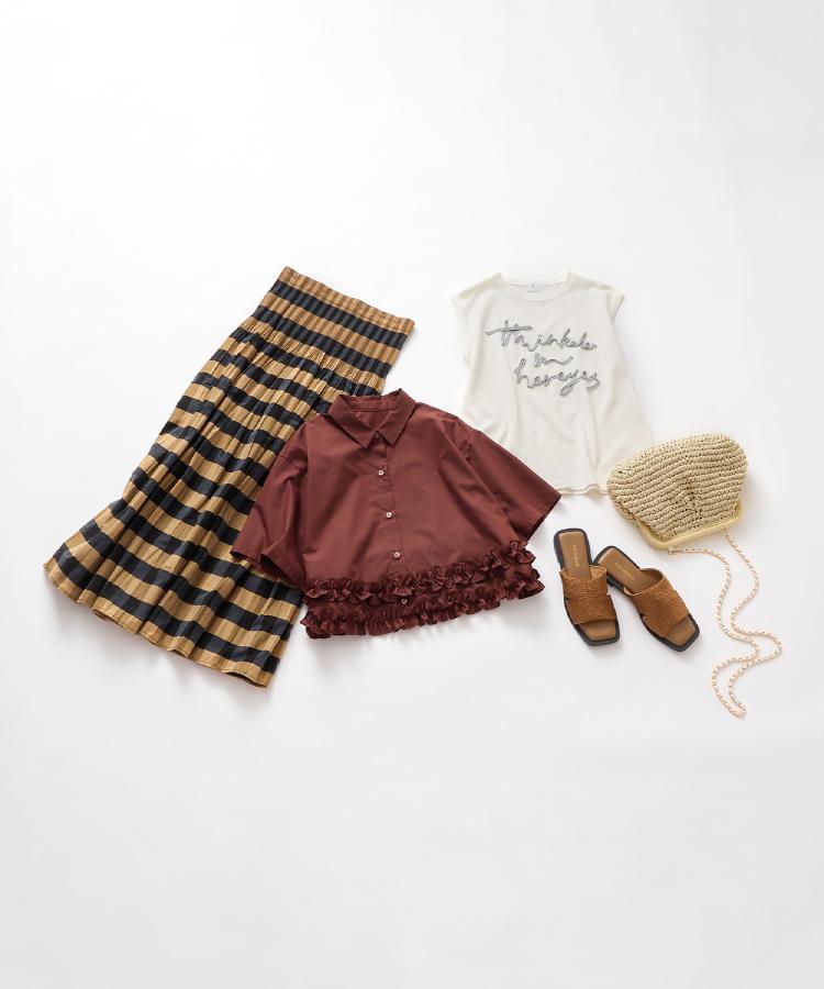 オペーク ドット クリップ OPAQUE.CLIP ラメテープロゴニット【洗濯機洗い可／抗ピル】 （ブラック(019)） ブラック(019)