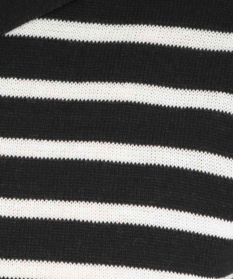 オペーク ドット クリップ OPAQUE.CLIP セーラーカラーボーダーニット【洗濯機洗い可】 （ボルドー(364)） ボルドー(364)