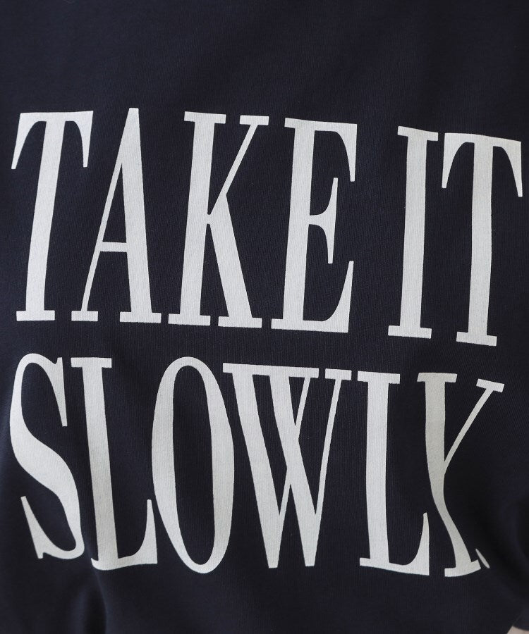 オペーク ドット クリップ OPAQUE.CLIP ロゴプリントTシャツ【洗濯機洗い可】 （ホワイト(001)） ホワイト(001)