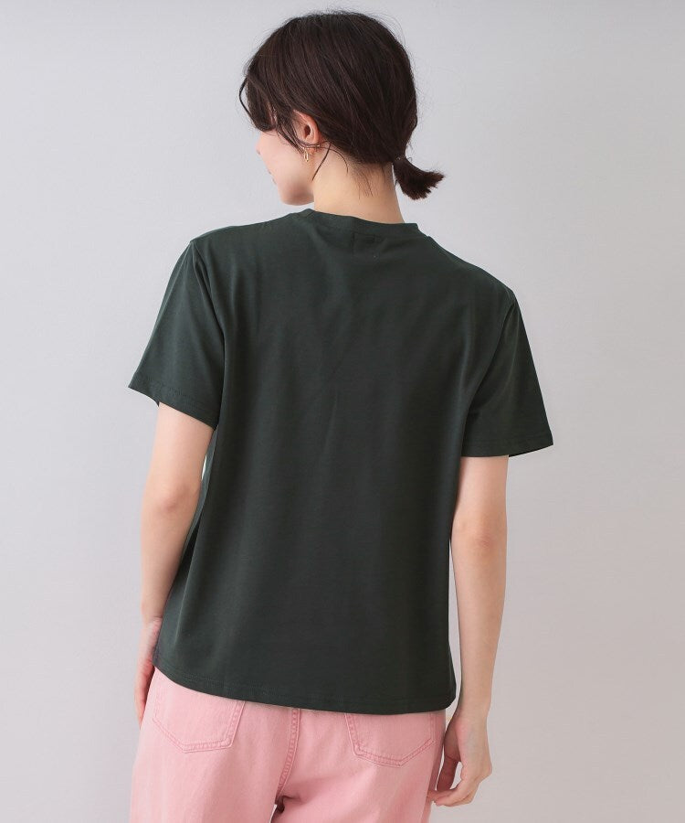 オペーク ドット クリップ OPAQUE.CLIP ロゴプリントTシャツ【洗濯機洗い可】 （ホワイト(001)） ホワイト(001)