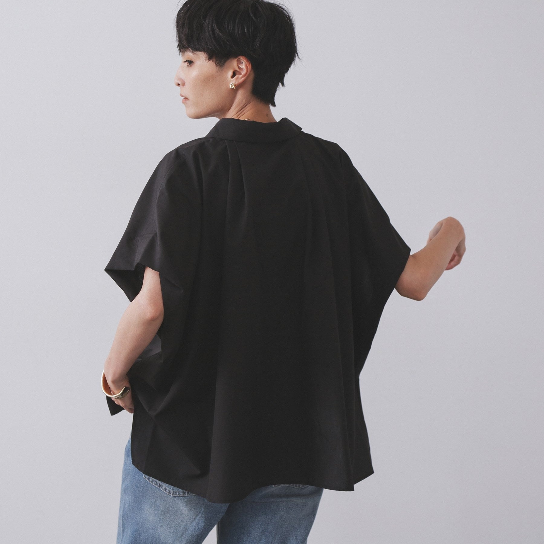 オペーク ドット クリップ OPAQUE.CLIP リラクシーシャツ【洗濯機洗い可】 （ホワイト(001)） ホワイト(001)