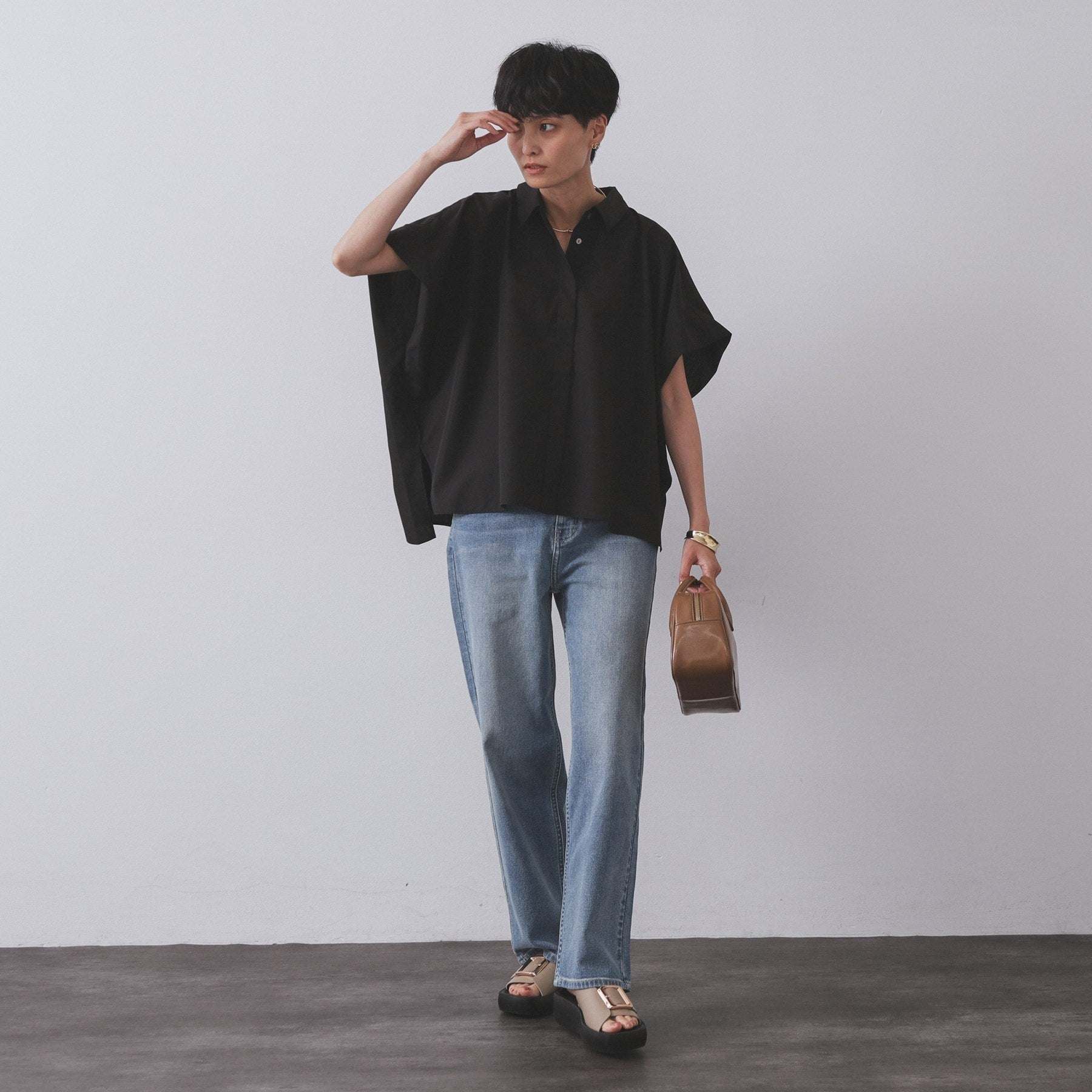 オペーク ドット クリップ OPAQUE.CLIP リラクシーシャツ【洗濯機洗い可】 （ホワイト(001)） ホワイト(001)