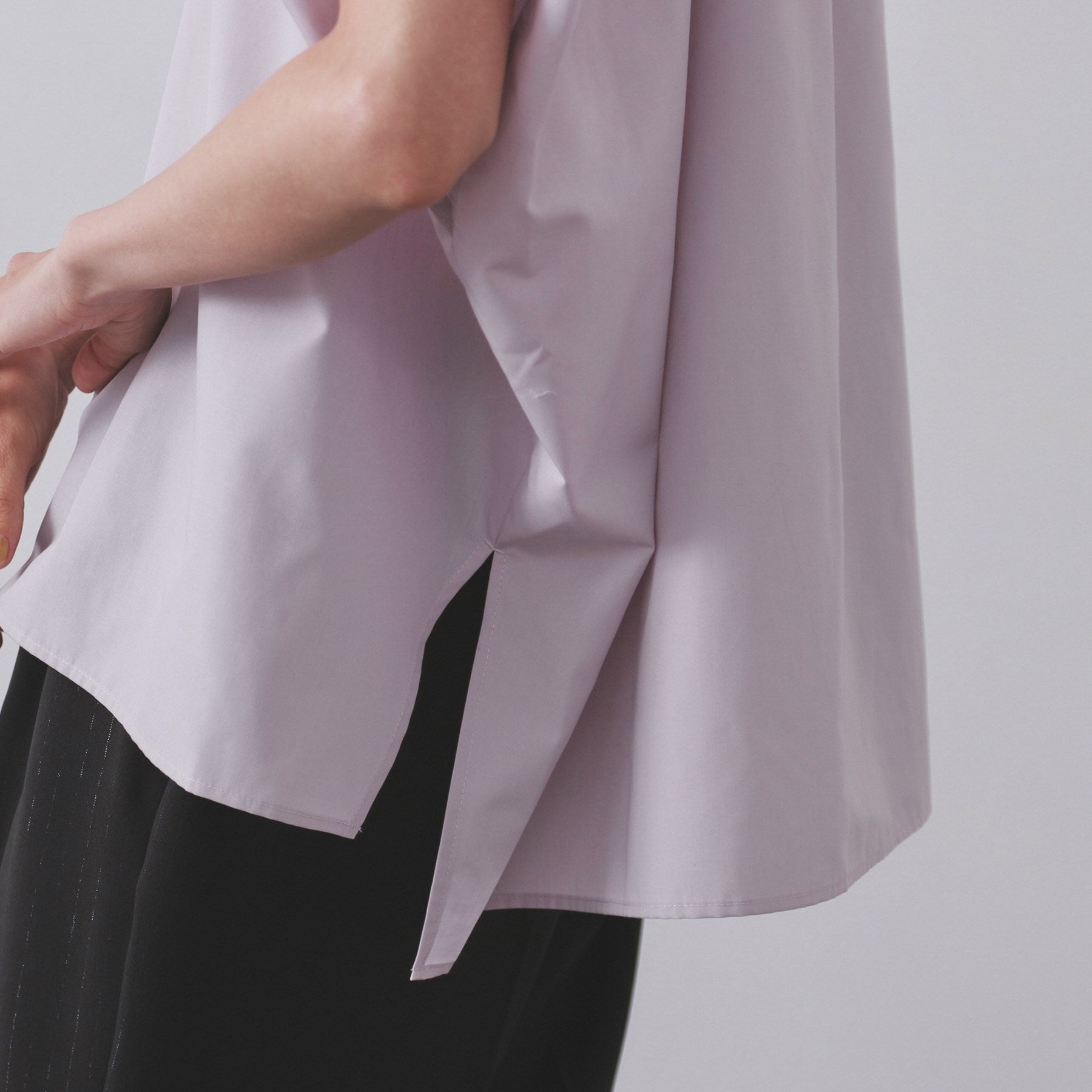 オペーク ドット クリップ OPAQUE.CLIP リラクシーシャツ【洗濯機洗い可】 （ホワイト(001)） ホワイト(001)