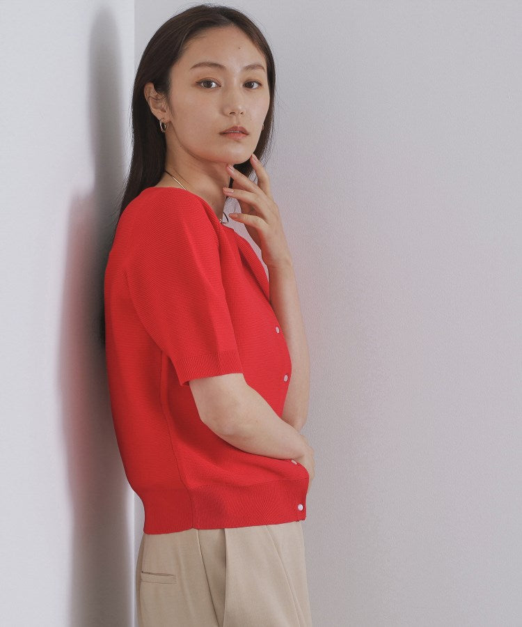 オペーク ドット クリップ OPAQUE.CLIP UVケア ガーダーニットカーディガン【洗濯機洗い可】 （ネイビー(094)） ネイビー(094)