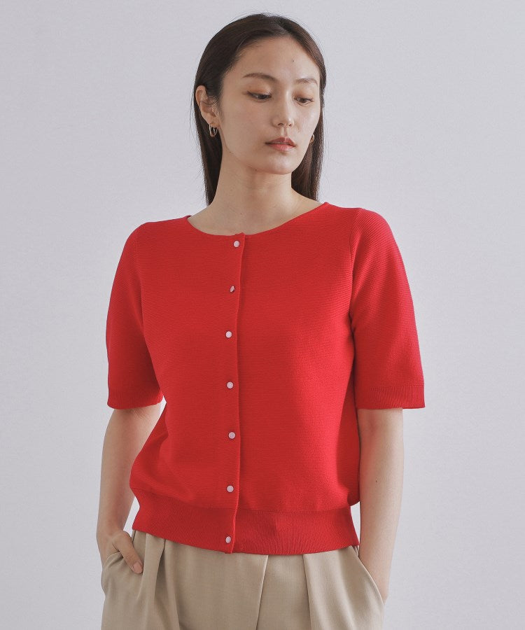 オペーク ドット クリップ OPAQUE.CLIP UVケア ガーダーニットカーディガン【洗濯機洗い可】 （ネイビー(094)） ネイビー(094)