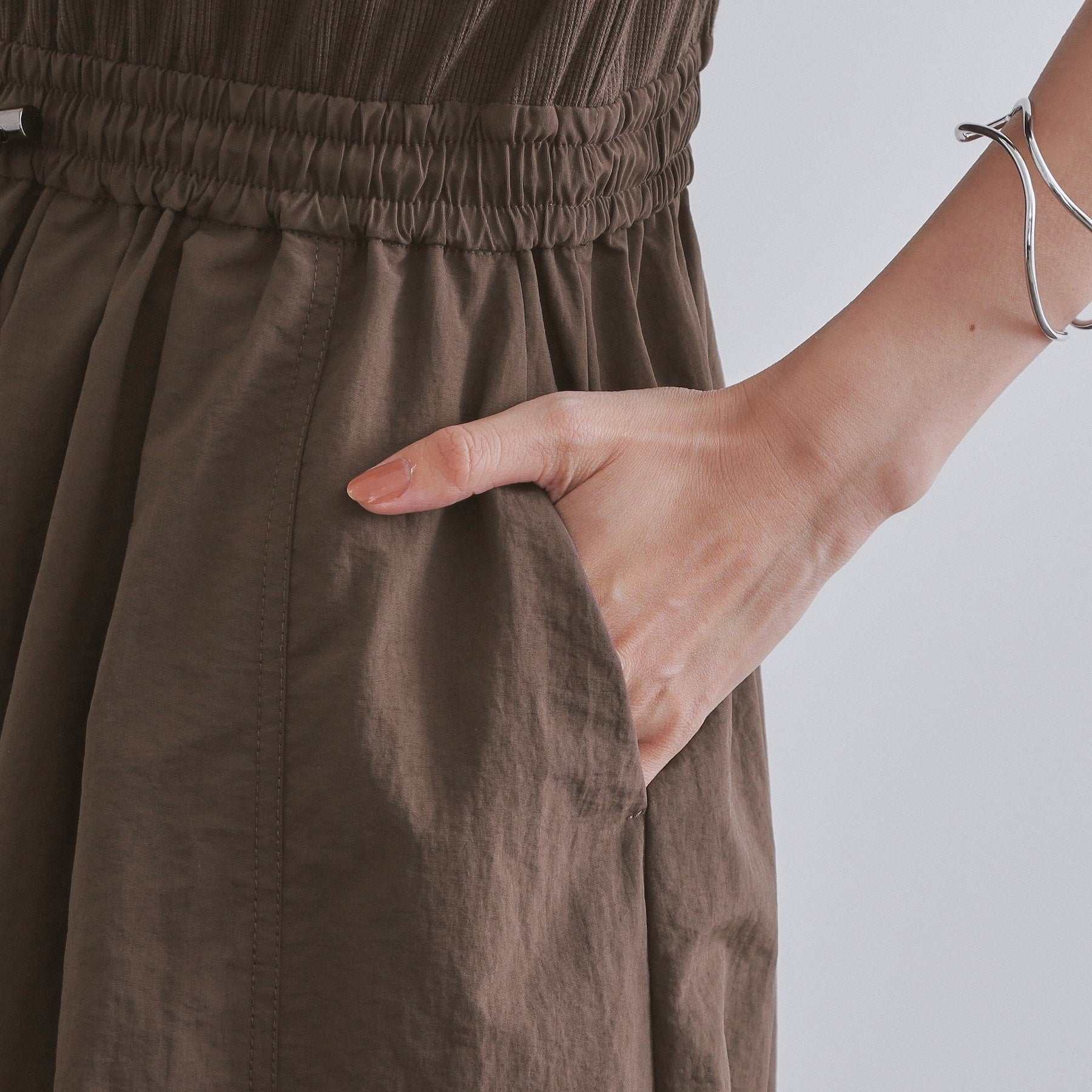 オペーク ドット クリップ OPAQUE.CLIP 2WAYスピンドル使いドッキングワンピース【洗濯機洗い可】 （ブラック(019)） ブラック(019)