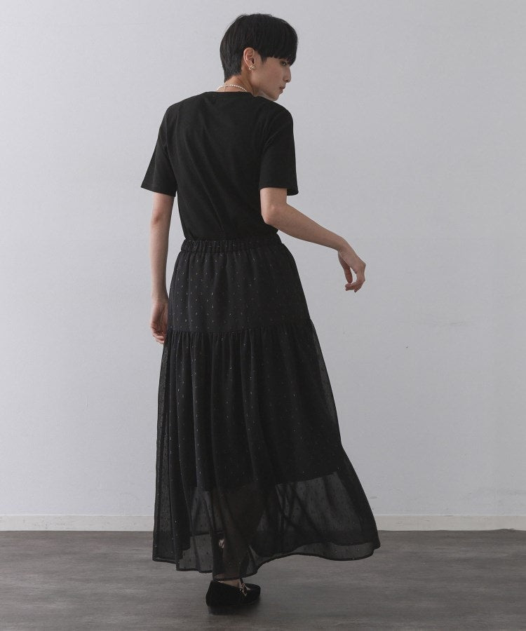 オペーク ドット クリップ OPAQUE.CLIP ラメリブカットソー【洗濯機洗い可】 （グレー(612)） グレー(612)