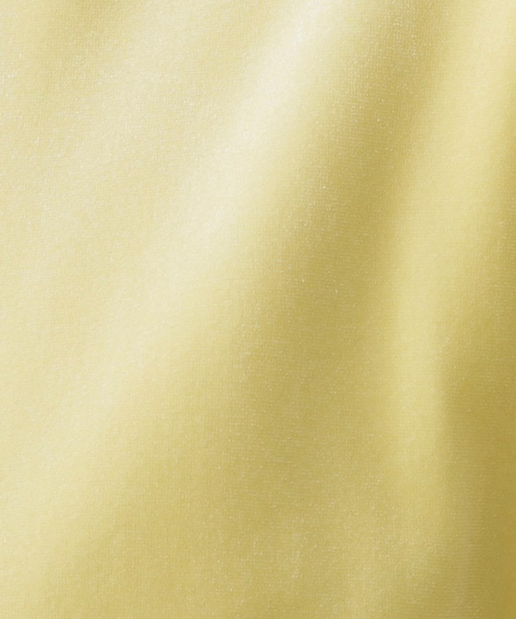 オペーク ドット クリップ OPAQUE.CLIP ベロアスナップカーディガン【洗濯機洗い可】 （イエロー(031)） イエロー(031)