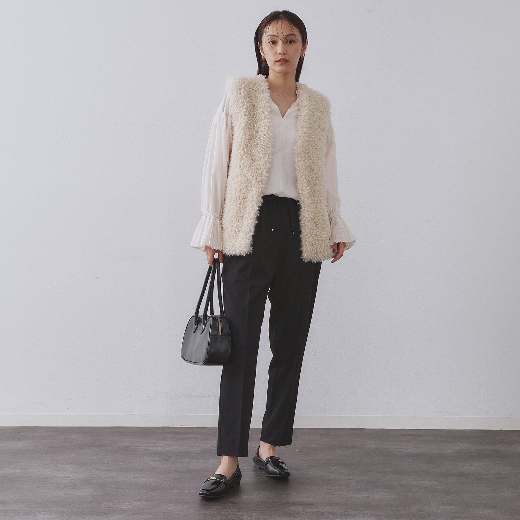 オペーク ドット クリップ OPAQUE.CLIP 裏起毛ストレッチイージーテーパードパンツ／ネオサーモ【蓄熱素材／洗濯機洗い可】 （キャメルブラウン(041)） キャメルブラウン(041)