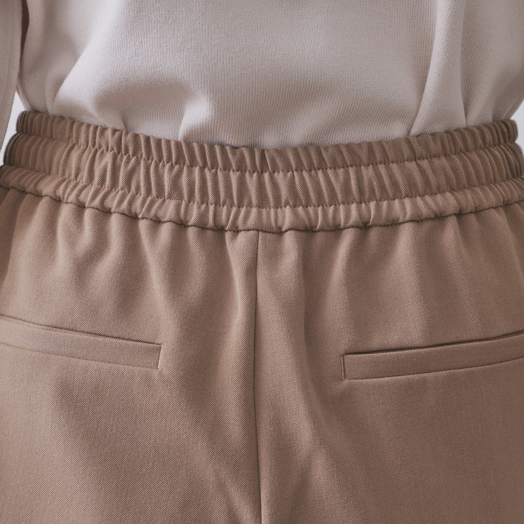 オペーク ドット クリップ OPAQUE.CLIP 裏起毛ストレッチイージーテーパードパンツ／ネオサーモ【蓄熱素材／洗濯機洗い可】 （キャメルブラウン(041)） キャメルブラウン(041)