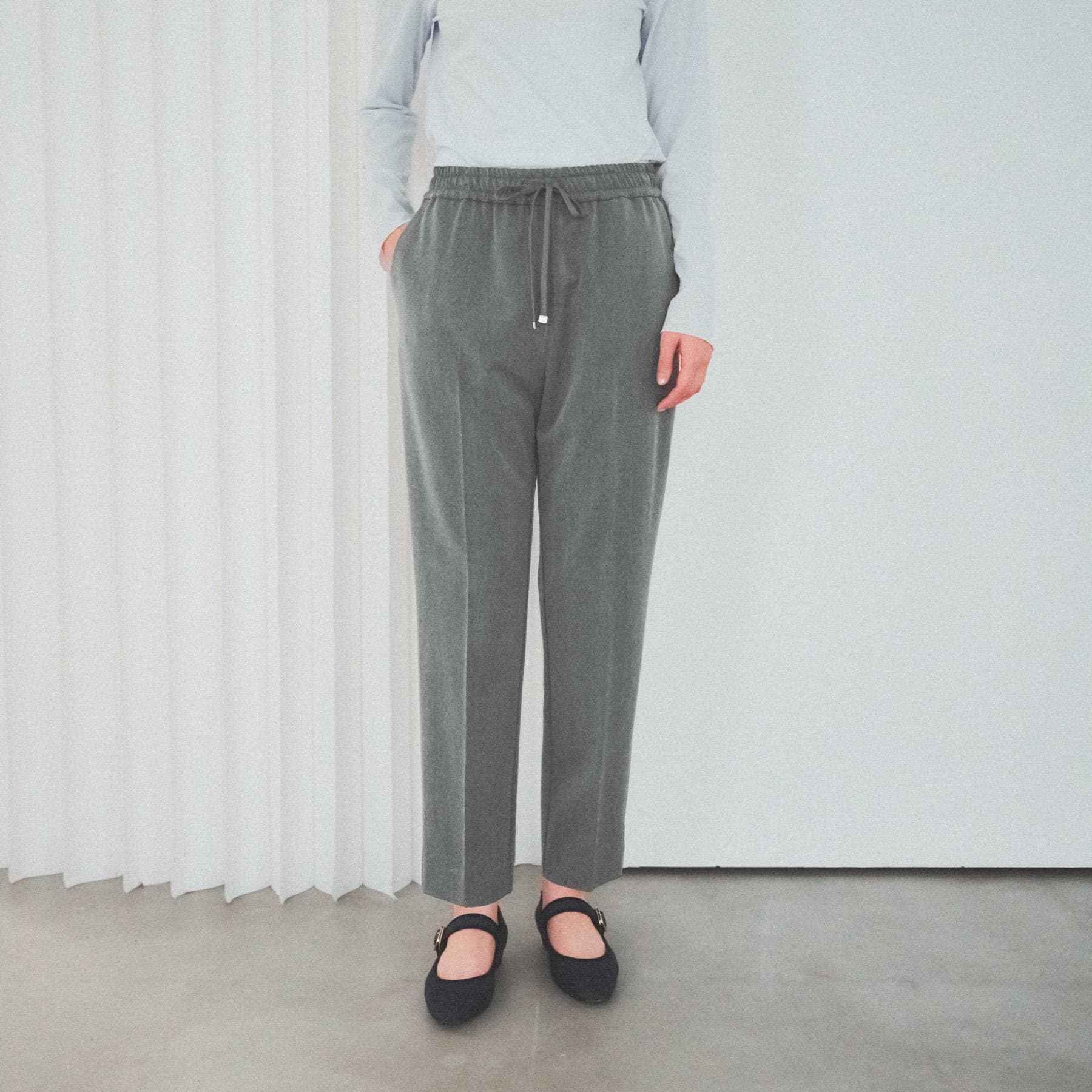 オペーク ドット クリップ OPAQUE.CLIP 裏起毛ストレッチイージーテーパードパンツ／ネオサーモ【蓄熱素材／洗濯機洗い可】 （キャメルブラウン(041)） キャメルブラウン(041)