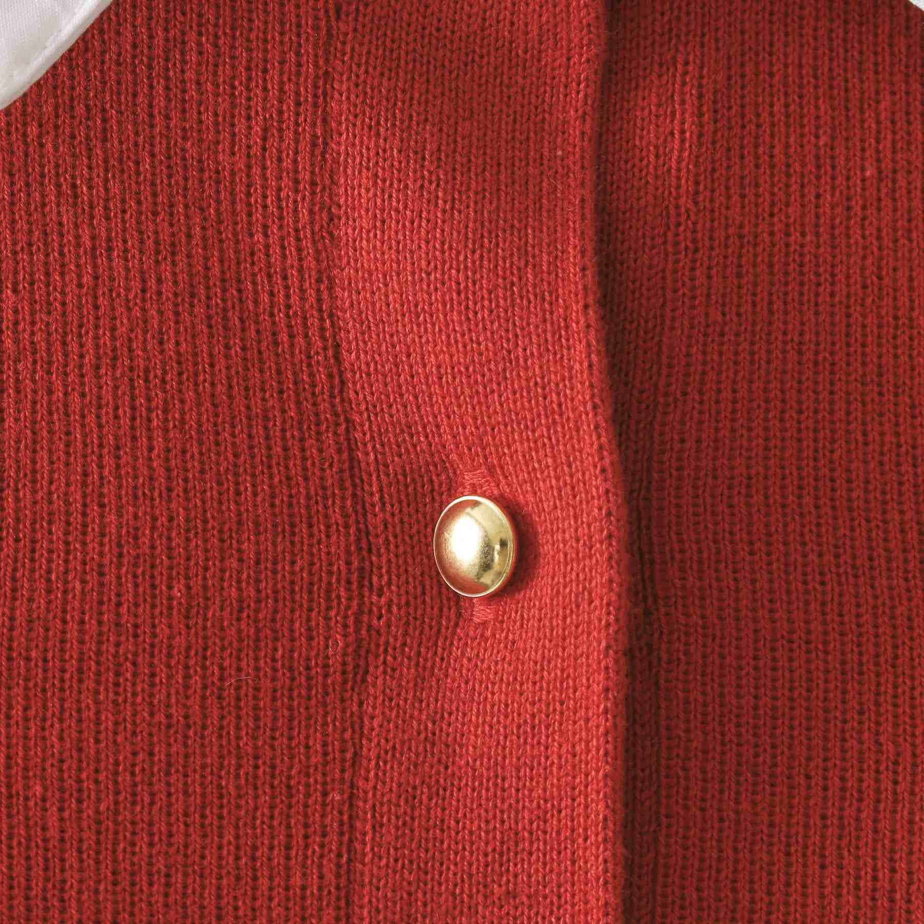 オペーク ドット クリップ OPAQUE.CLIP 衿取り外し可／金ボタンニットカーディガン【洗濯機洗い可】 （グレー(012)） グレー(012)