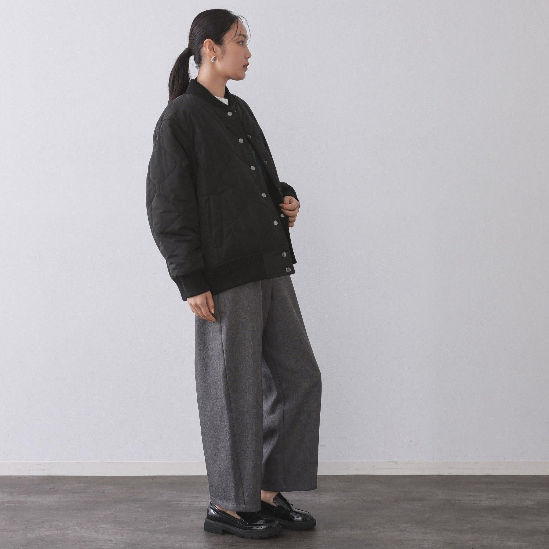 オペーク ドット クリップ OPAQUE.CLIP 《リバーシブル》キルティングブルゾン （ブラック(019)） ブラック(019)