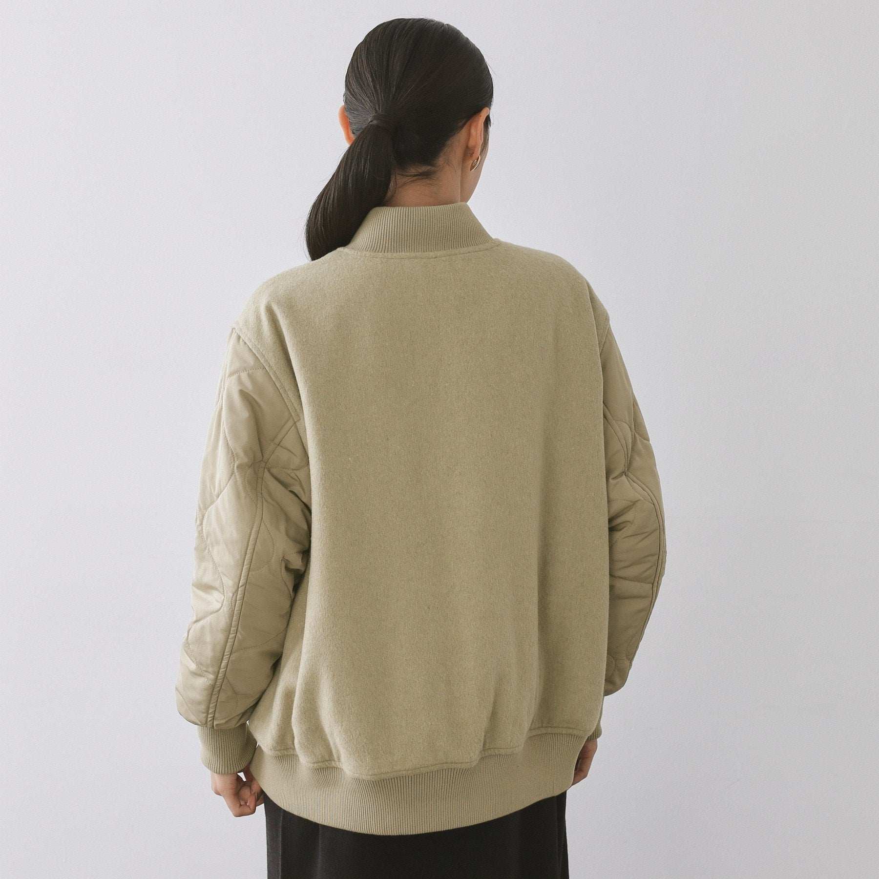 オペーク ドット クリップ OPAQUE.CLIP 《リバーシブル》キルティングブルゾン （ブラック(019)） ブラック(019)