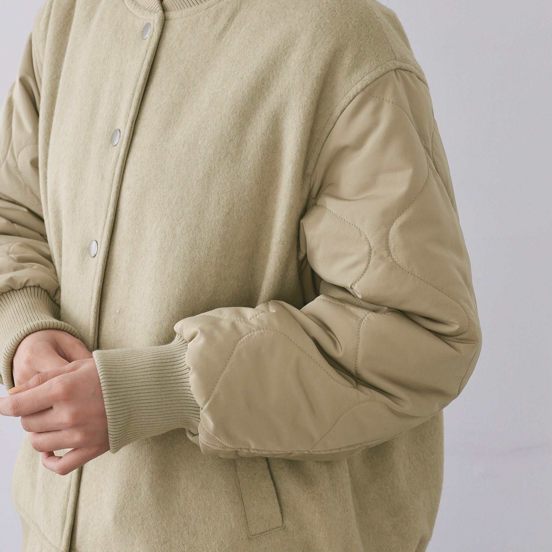 オペーク ドット クリップ OPAQUE.CLIP 《リバーシブル》キルティングブルゾン （ブラック(019)） ブラック(019)