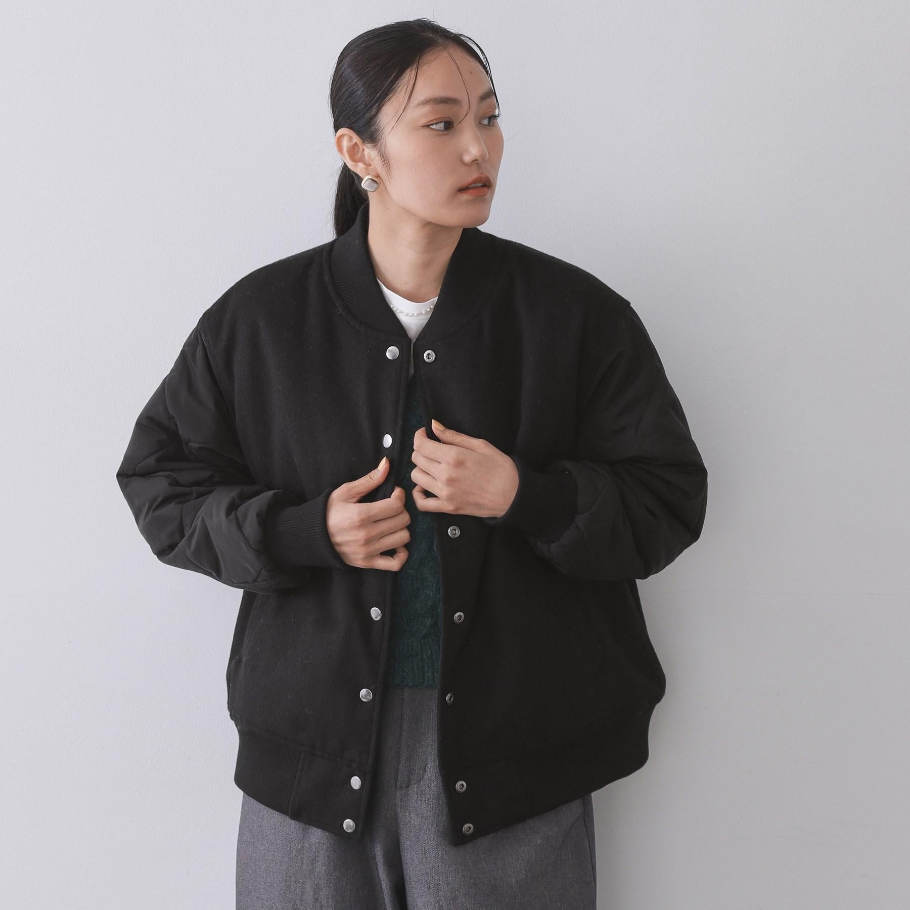 オペーク ドット クリップ OPAQUE.CLIP 《リバーシブル》キルティングブルゾン （ブラック(019)） ブラック(019)