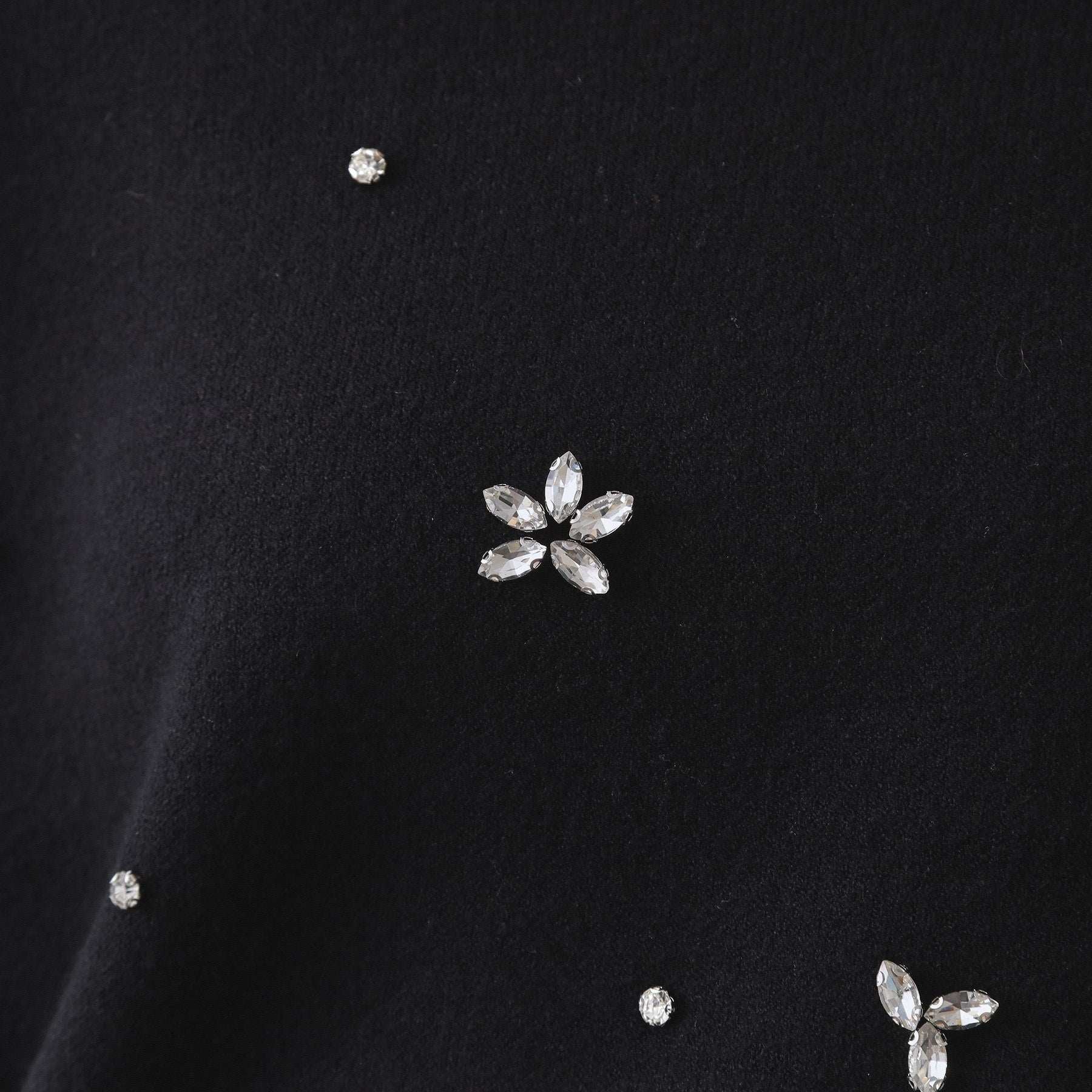 オペーク ドット クリップ OPAQUE.CLIP ビジューニットトップス【洗える】 （ネイビー(094)） ネイビー(094)