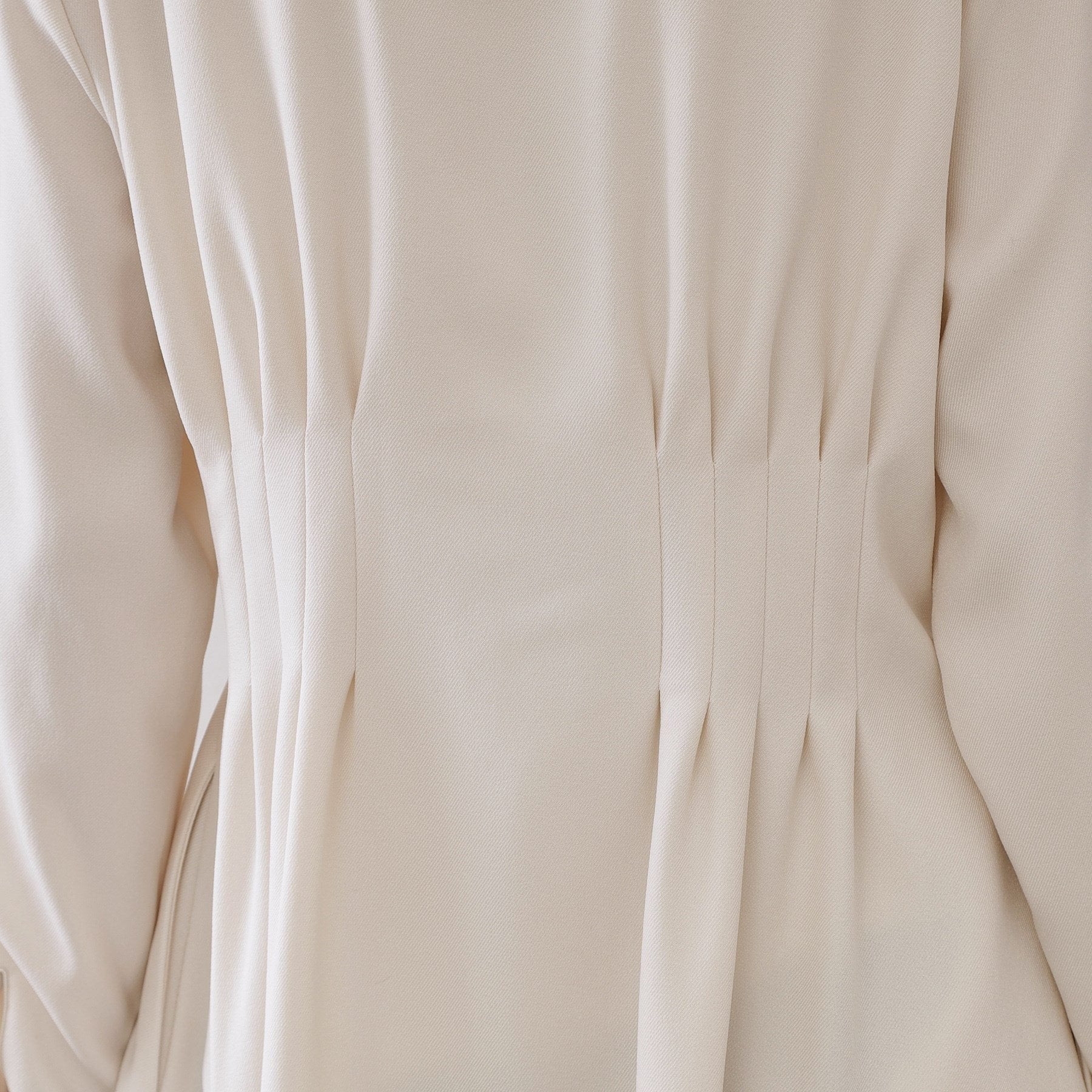 オペーク ドット クリップ OPAQUE.CLIP ウエストタックフィット＆フレアワンピース【洗濯機洗いOK】 （オフホワイト(003)） オフホワイト(003)