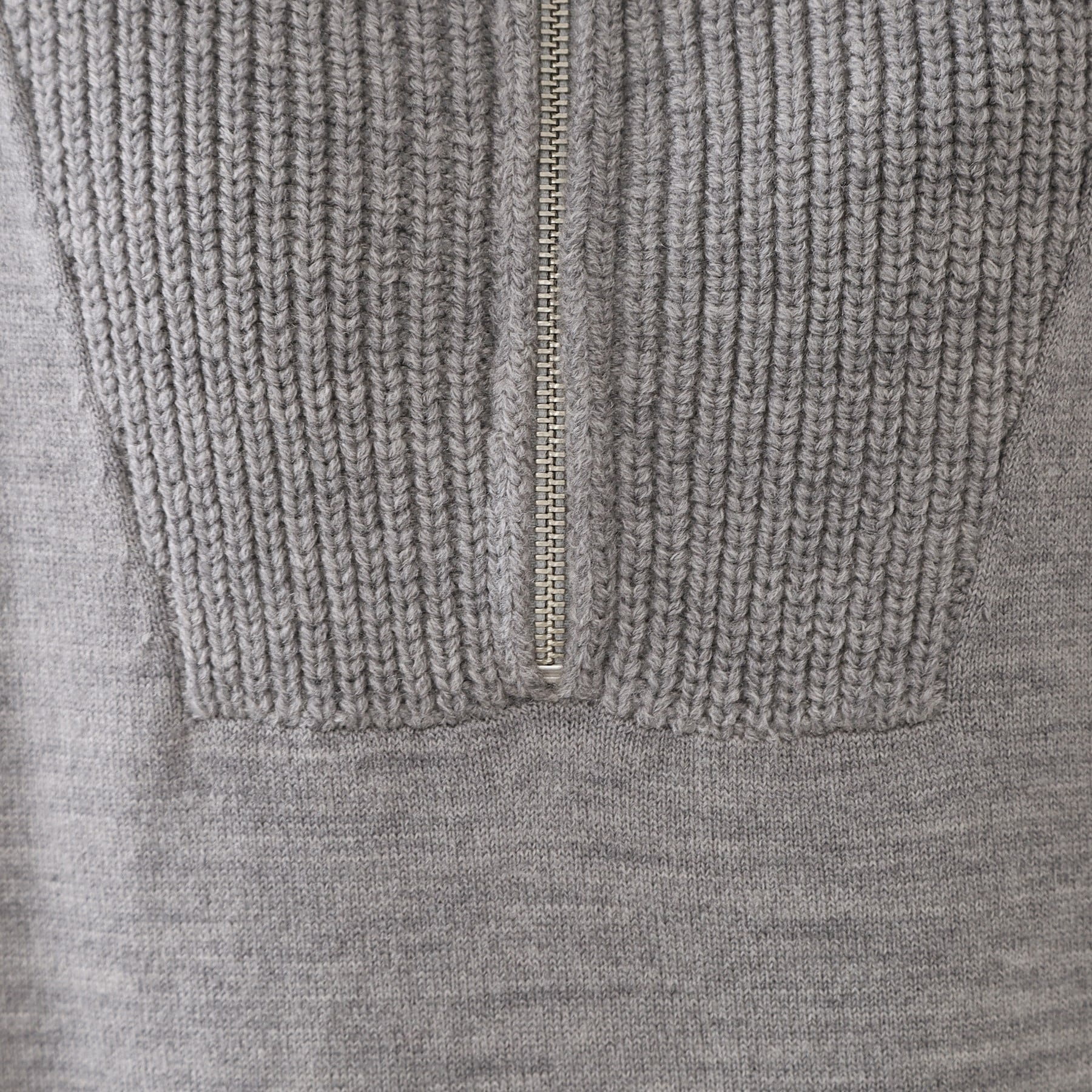 オペーク ドット クリップ OPAQUE.CLIP ハーフジップニットワンピース【洗濯機OK】 （ブラック(019)） ブラック(019)