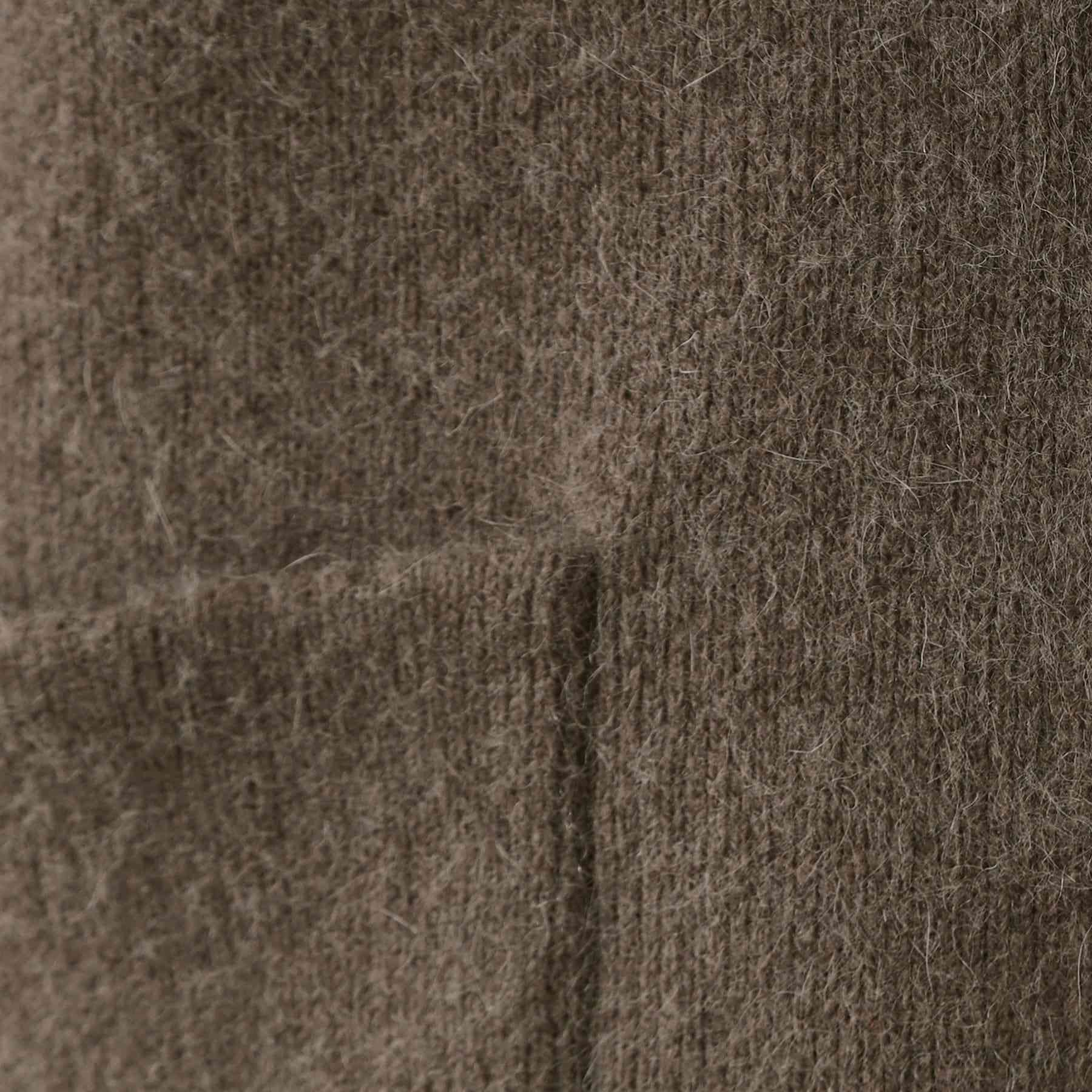 オペーク ドット クリップ OPAQUE.CLIP アンゴラ／フォックスブレンド ニットカーディガン【洗濯機洗いOK】 （モカブラウン(042)） モカブラウン(042)