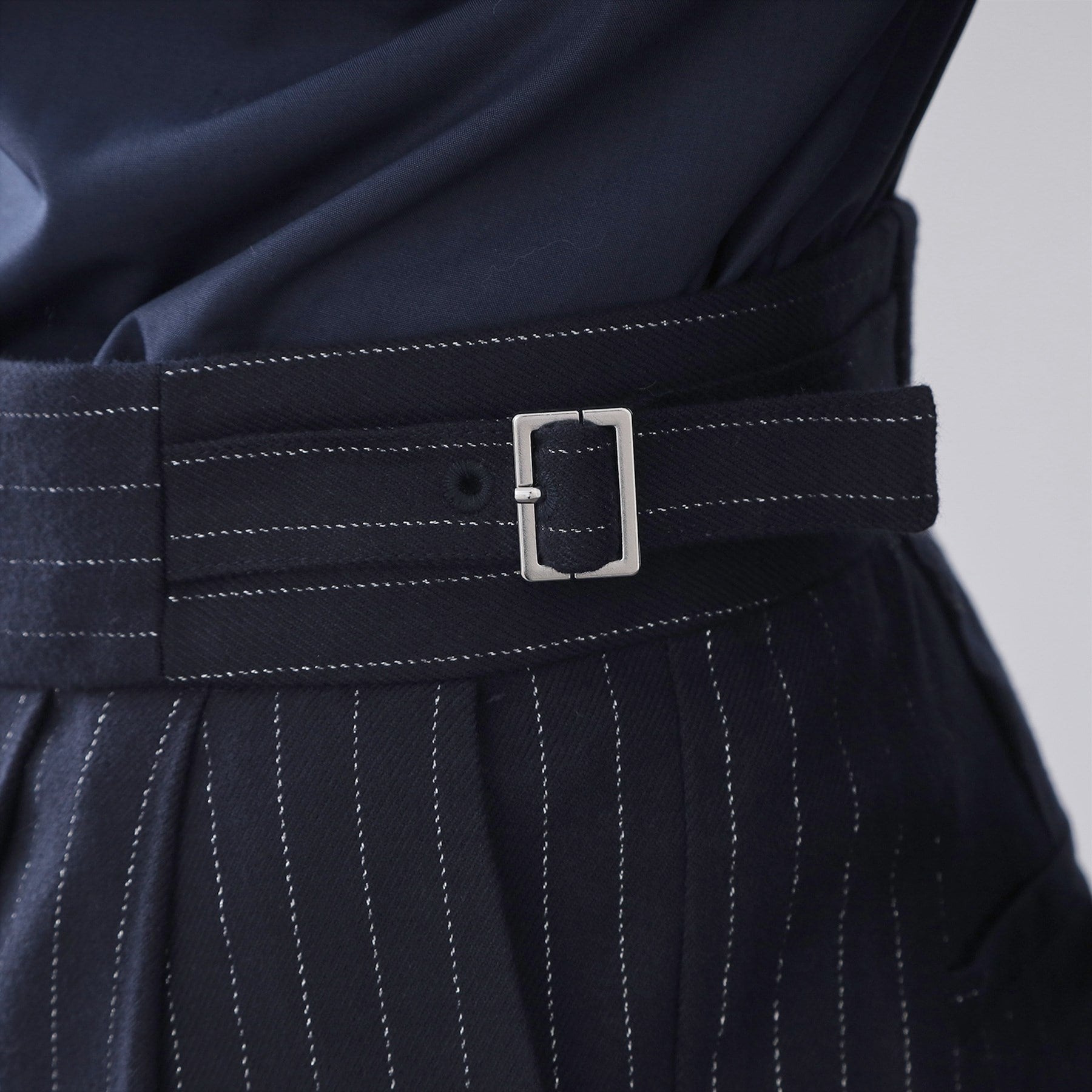 オペーク ドット クリップ OPAQUE.CLIP ラメストライプワイドパンツ【洗濯機OK】 （チャコールグレー(314)） チャコールグレー(314)