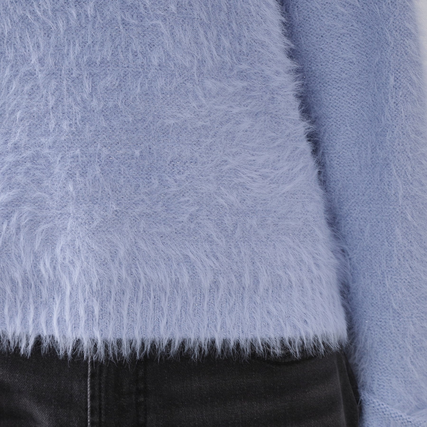 オペーク ドット クリップ OPAQUE.CLIP ラメシャギーニット【洗濯機OK】 （ラベンダー(680)） ラベンダー(680)