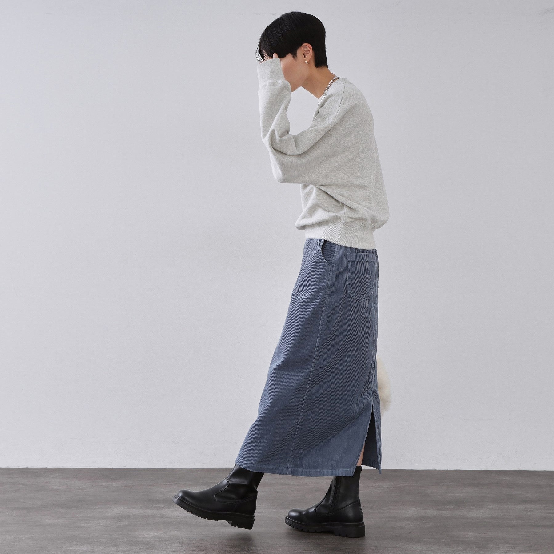 オペーク ドット クリップ OPAQUE.CLIP 裏毛プリント刺繍ロゴ【洗濯機OK】 （ネイビー(094)） ネイビー(094)