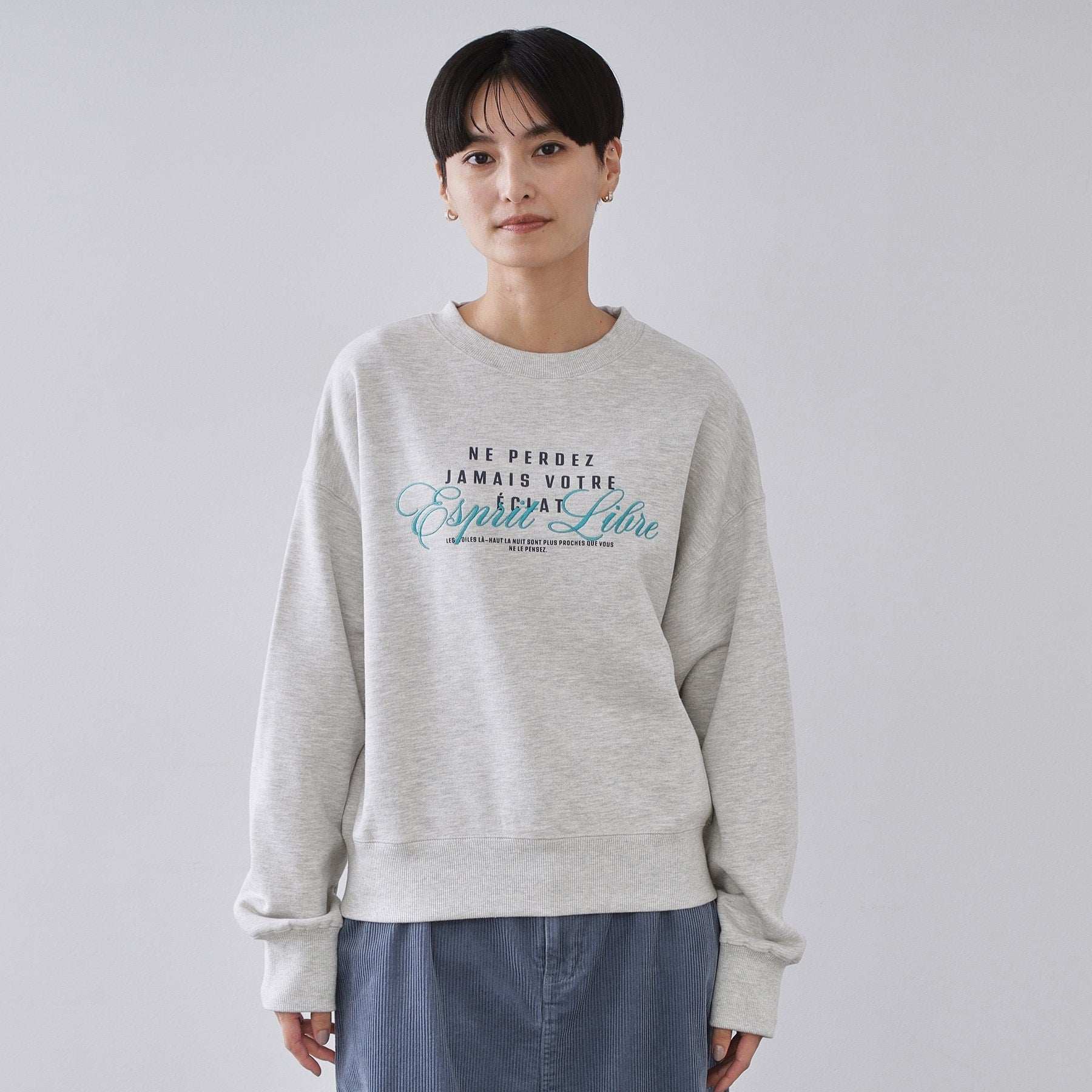 オペーク ドット クリップ OPAQUE.CLIP 裏毛プリント刺繍ロゴ【洗濯機OK】 （ネイビー(094)） ネイビー(094)