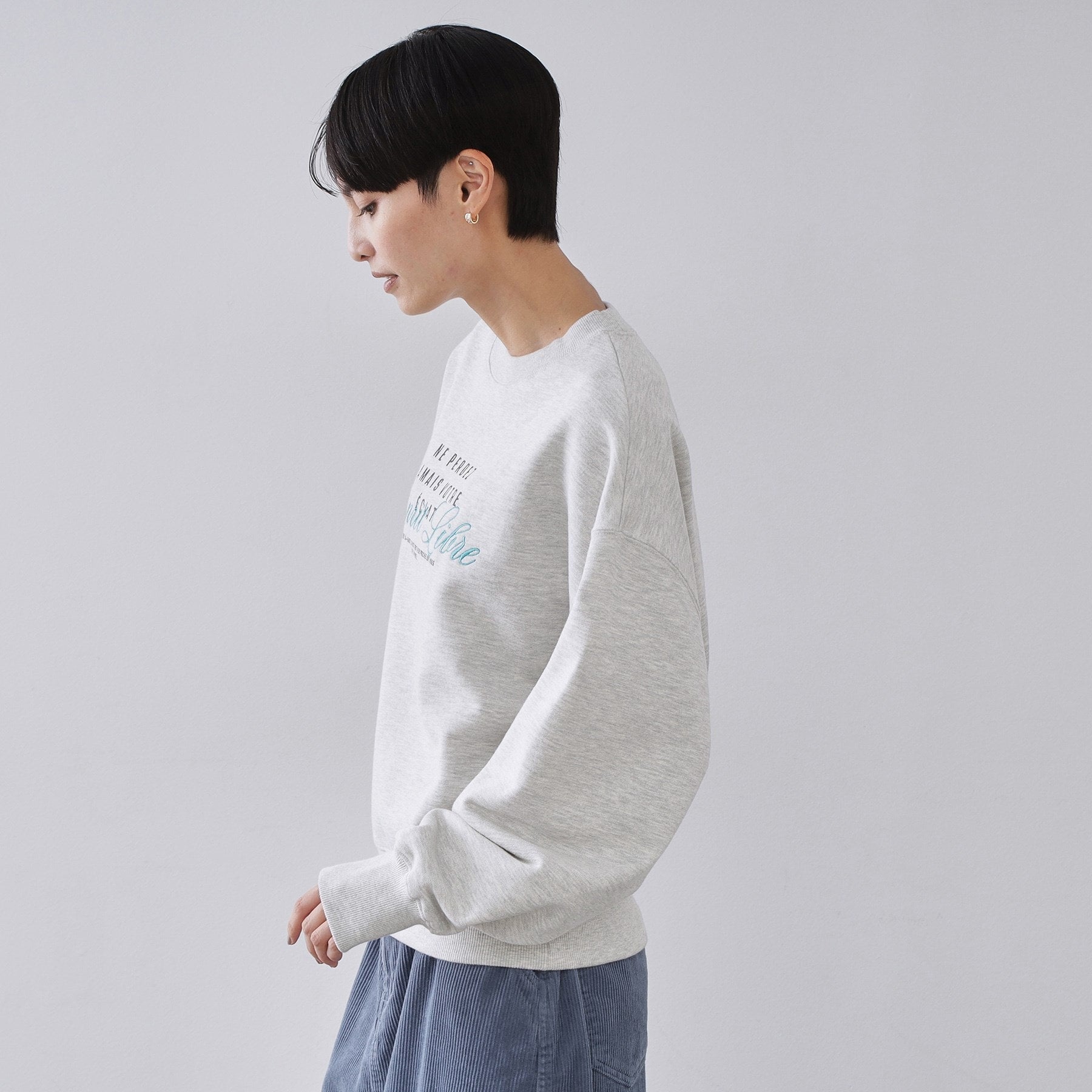 オペーク ドット クリップ OPAQUE.CLIP 裏毛プリント刺繍ロゴ【洗濯機OK】 （ネイビー(094)） ネイビー(094)