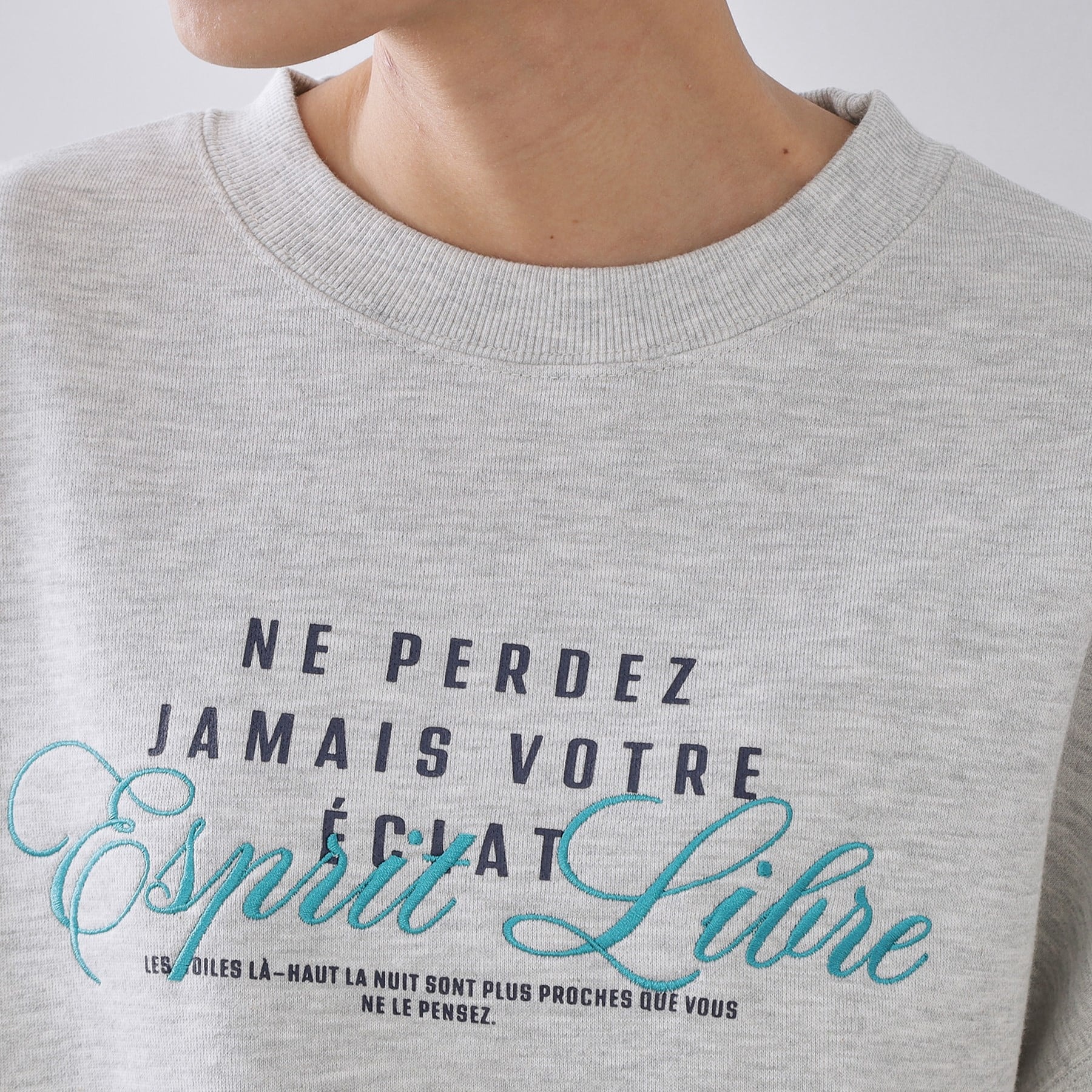 オペーク ドット クリップ OPAQUE.CLIP 裏毛プリント刺繍ロゴ【洗濯機OK】 （ネイビー(094)） ネイビー(094)