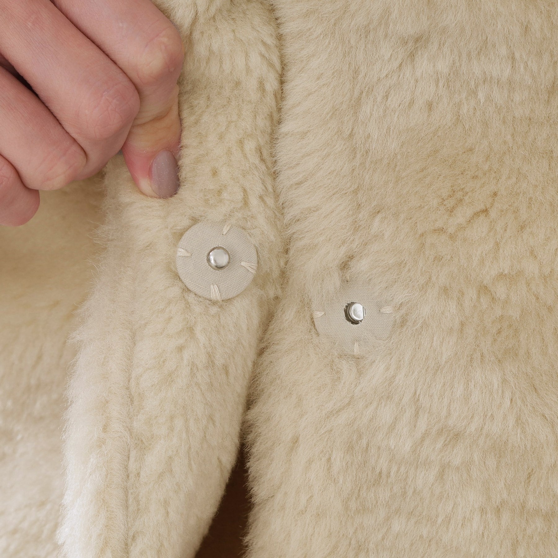 オペーク ドット クリップ OPAQUE.CLIP フェイクボア切替ショートコート （アイボリー(004)） アイボリー(004)