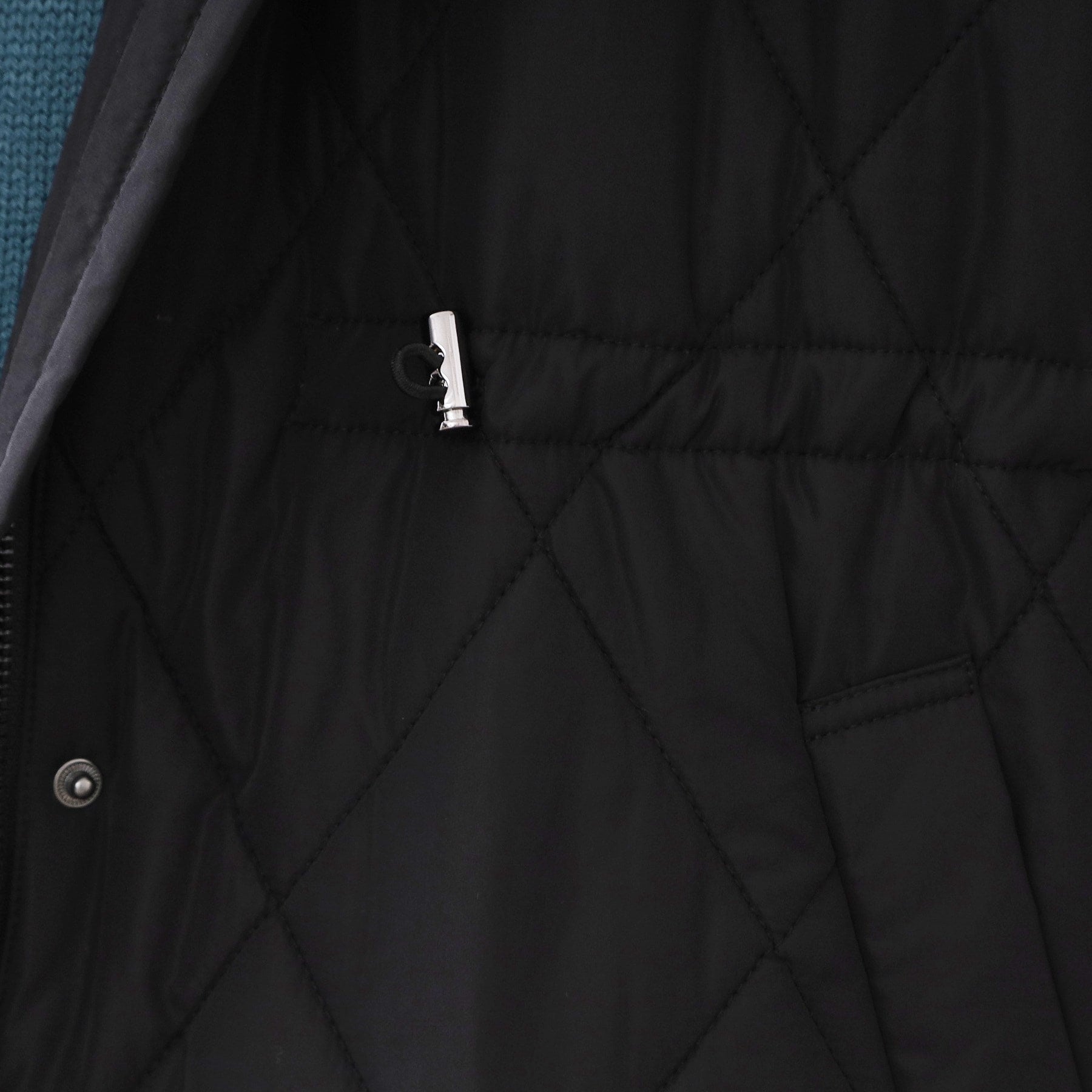 オペーク ドット クリップ OPAQUE.CLIP 撥水キルティングロングコート【洗える】 （ブラック(019)） ブラック(019)