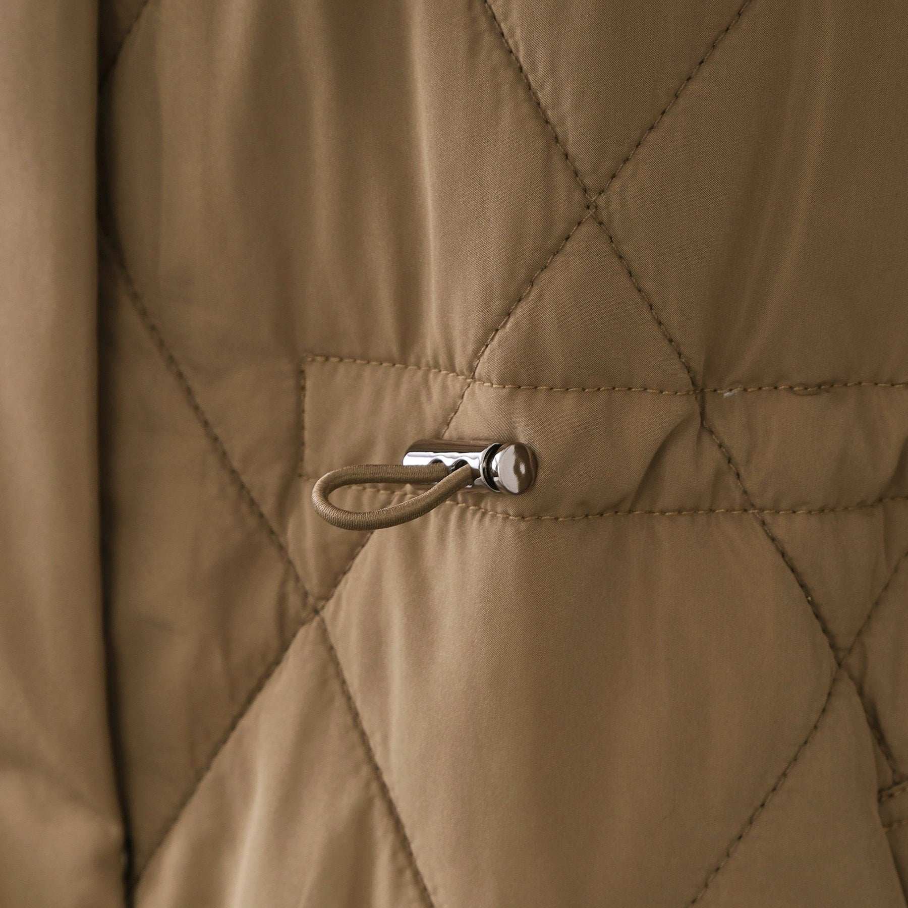 オペーク ドット クリップ OPAQUE.CLIP 撥水キルティングロングコート【洗える】 （ブラック(019)） ブラック(019)