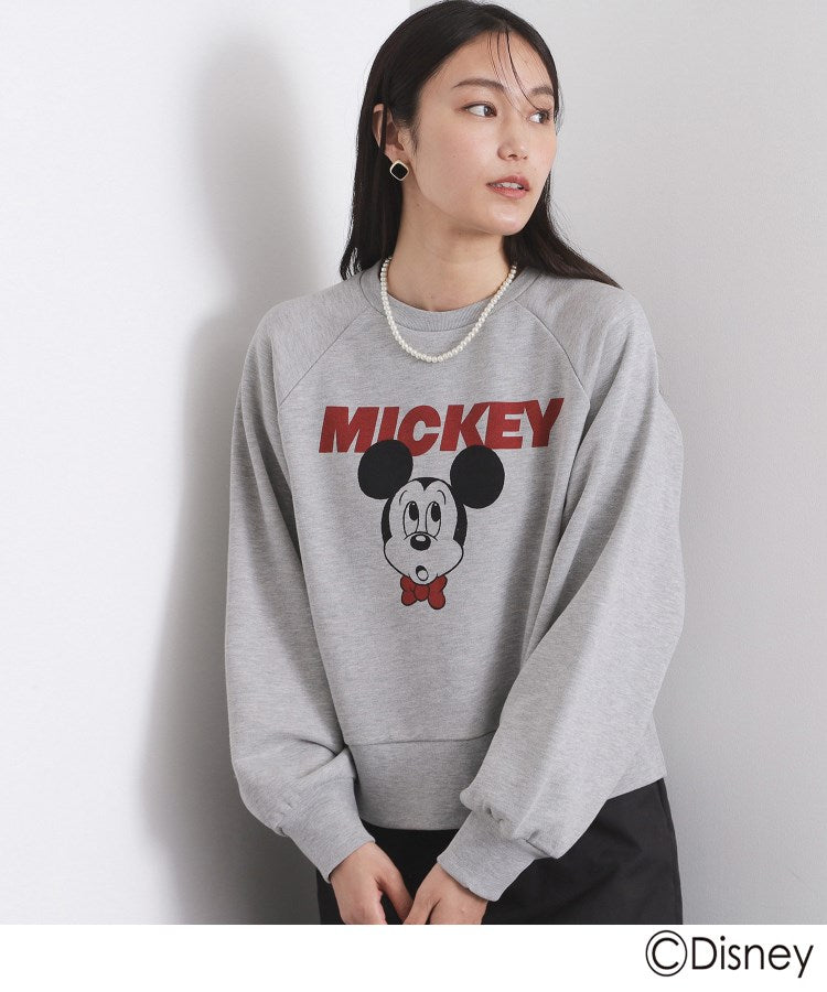 オペーク ドット クリップ OPAQUE.CLIP 《Mickey Mouse》プリントアソートスウェット【洗濯機OK】 （グレー(012)） グレー(012)
